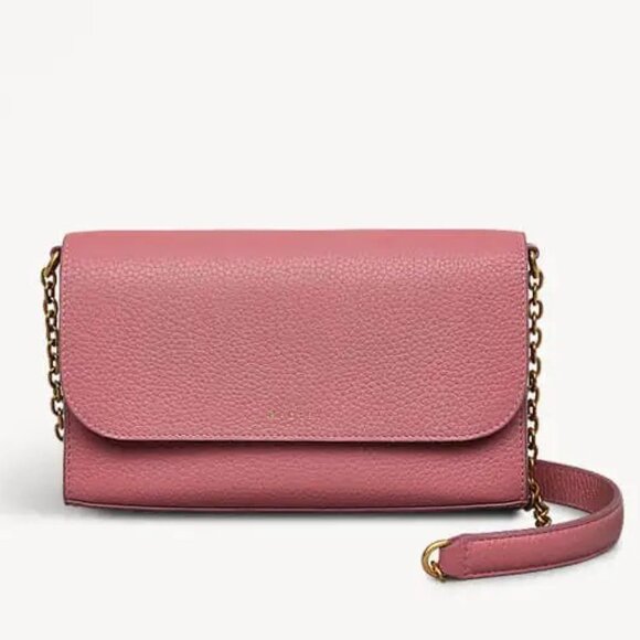 Sienna Pink Leather Wallet on a Chain, RADLEY LONDON, NWT - Picture 1 of 8